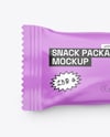 Glossy Snack Bar Mockup