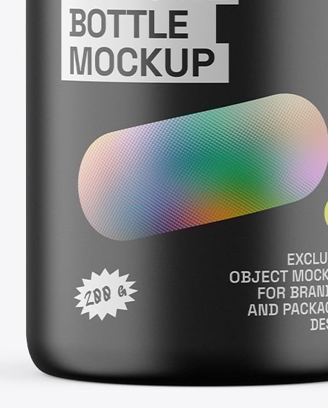 Matte Medicine Pill Bottle Mockup