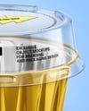 Aluminium Foil Cup with Clear Plastic Cup Mockup