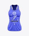 Women's Melange Tank Top Mockup
