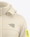 Men's Long Down Jacket Mockup - Front View