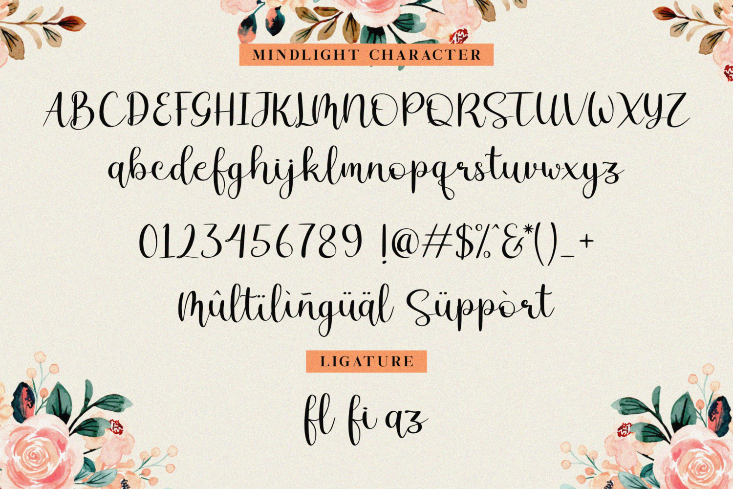 Mindlight - Handwritten Script Font