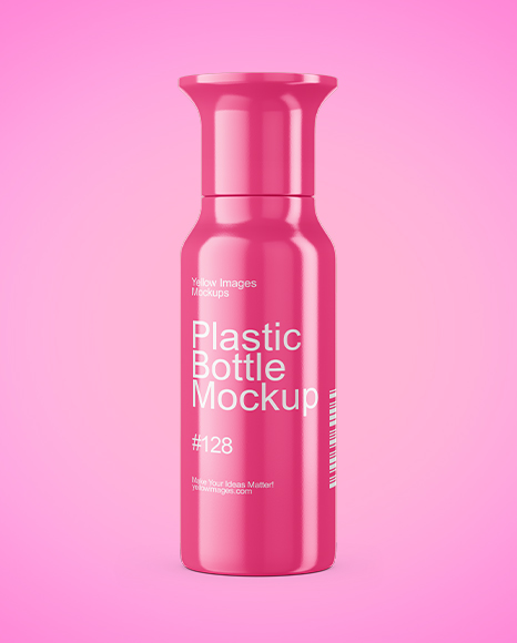 Glossy Cosmetic Bottle Mockup