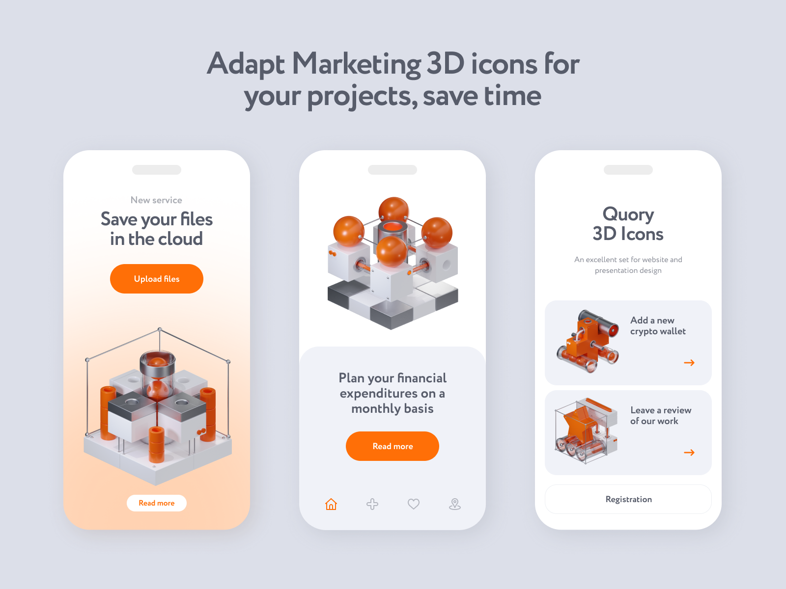 Quory Technology 3D Icons