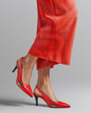Slingbacks on Woman's Legs Mockup