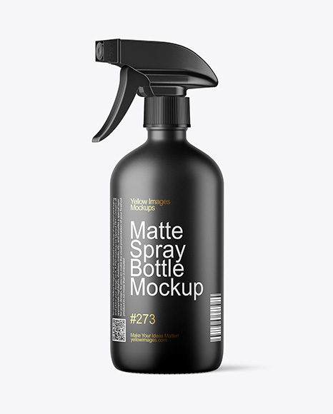 16oz Matte Spray Bottle Mockup