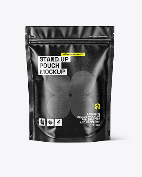 Kraft Stand-Up Pouch Mockup