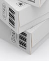 Three Paper Boxes Mockup