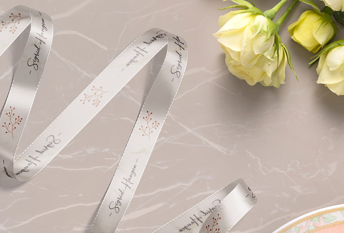 Silk Ribbon Mockup