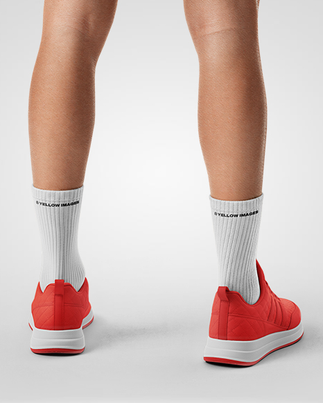 Man Wearing Full Volleyball Kit with Ball Mockup