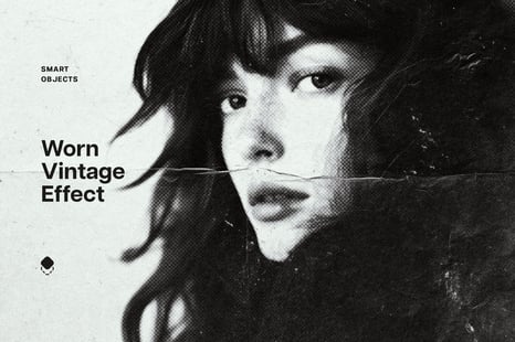 Worn Vintage Photo Effect - Creative Store
