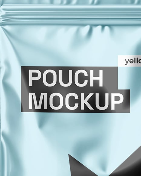 Metallic Stand-up Pouch Mockup