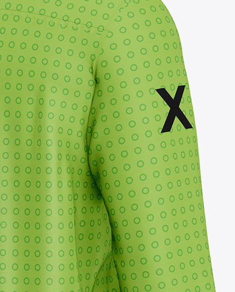 Men's Long Sleeve Shirt Mockup - Half Side View