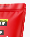 Matte Stand-Up Pouch Mockup