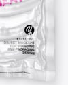 Transparent Clear Plastic Flow-Pack with Sausages Mockup