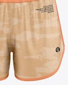 Women's Running Shorts Mockup - Front View