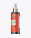 Matte Cosmetic Bottle with Spray Pump Mockup