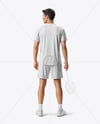 Man Wearing Badminton Uniform Mockup