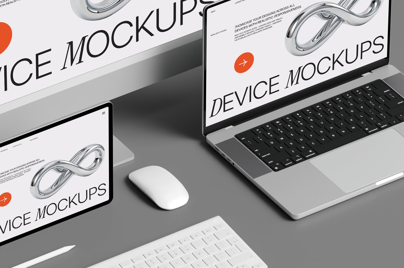 Responsive Apple Device Mockup Set