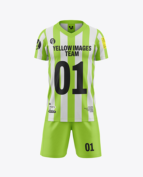 Kids V-Neck Sports Kit Mockup - Front View - Basketball+Kit+wV-Neck+Tank+Top+Mockup+Front+View