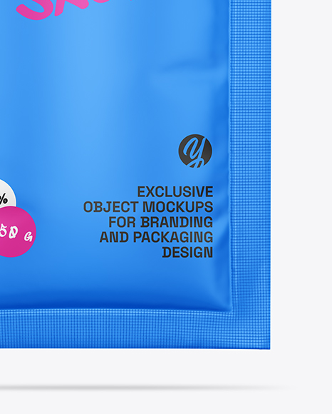 Matte Sachet Mockup