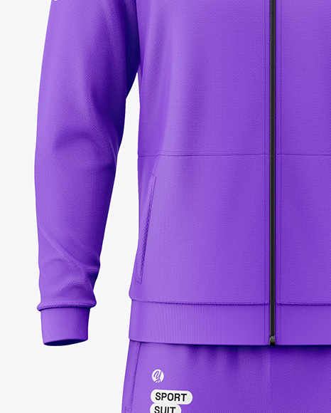 Men's Sport Suit Mockup - Front View