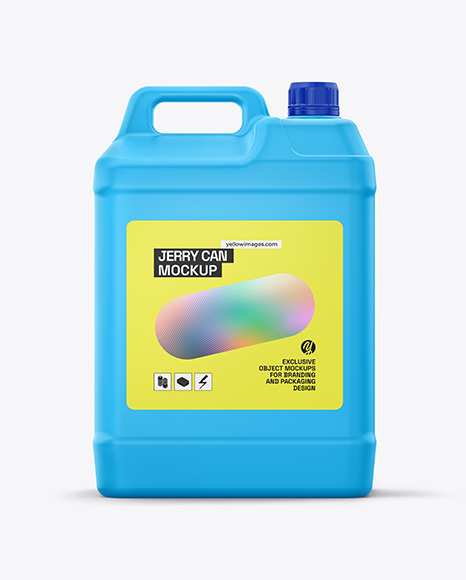 Matte Jerry Can Mockup - PSD Mockups