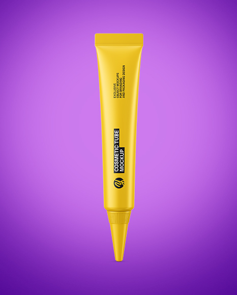 Matte Cosmetic Tube Mockup