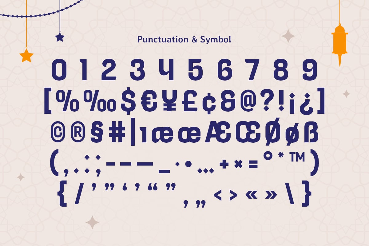 Halim - Modern Arabic Ramadan Font