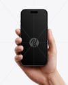 iPhone 17 Air Space Black in a Hand Mockup