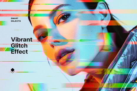 Vibrant Glitch Photo Effect - Add-Ons