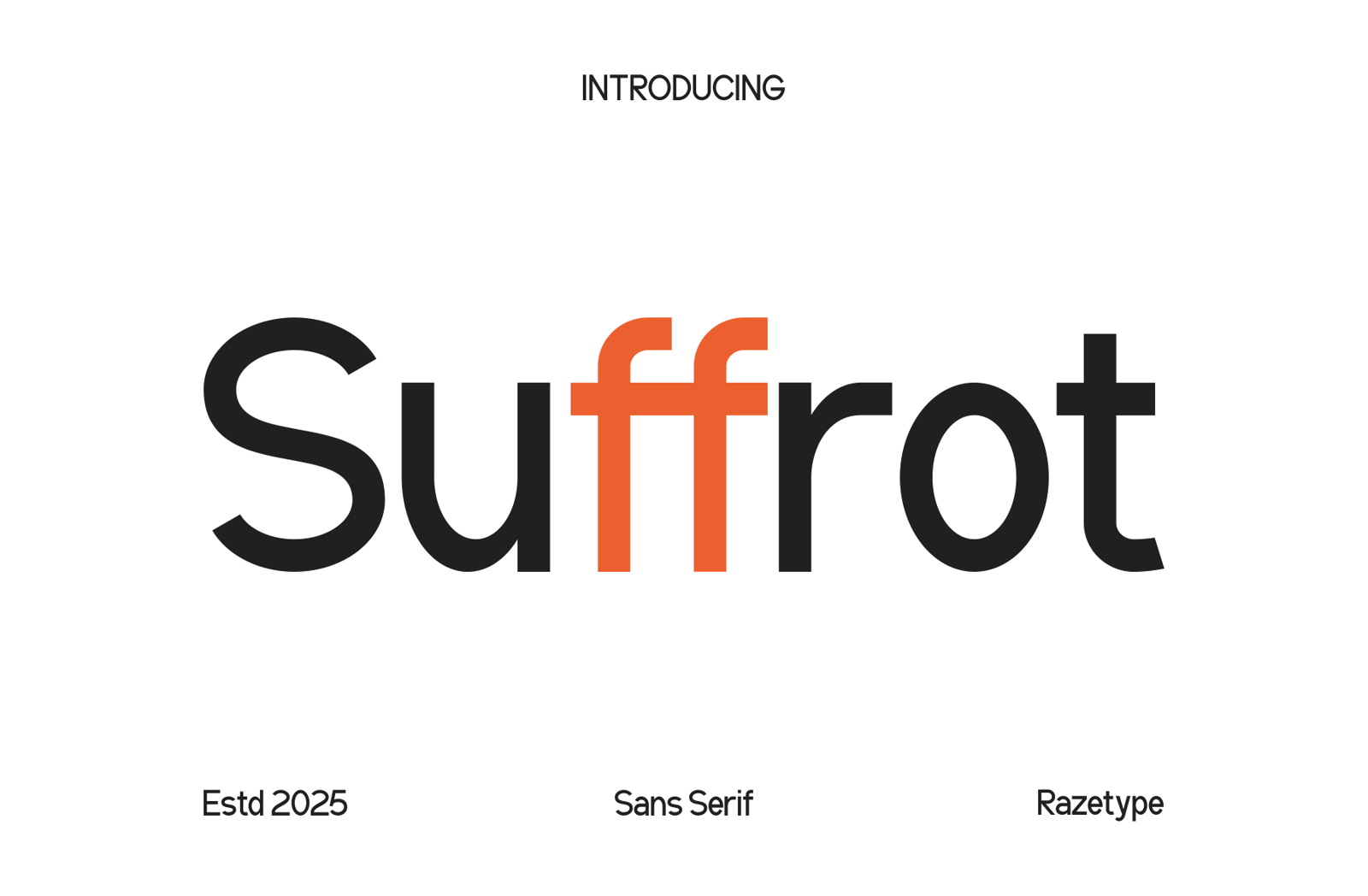 Suffrot - Modern Sans Serif