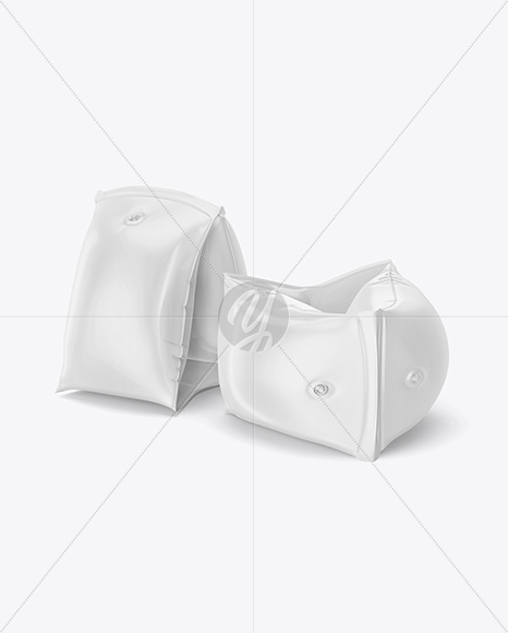 Glossy Swimming Arm Bands Mockup
