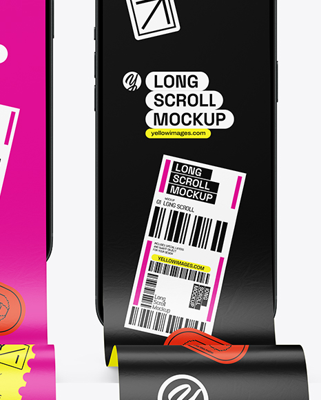 Three Long Scrolls Mockup