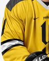 Man Wearing Full Ice Hockey Kit Mockup