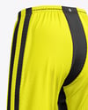Shell Shorts Mockup - Back Half Side View