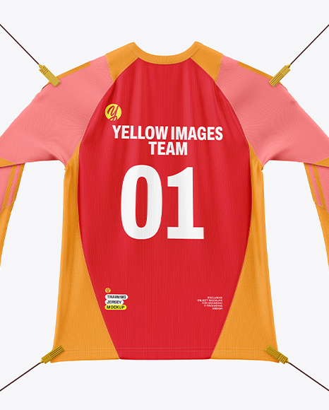 Training Jersey Hanging on a Hooked Frame Mockup