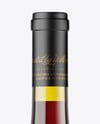 Antique Green Glass Red Wine Bottle Mockup