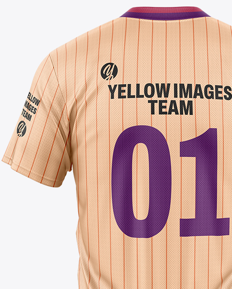 Baseball Jersey Mockup - Back View