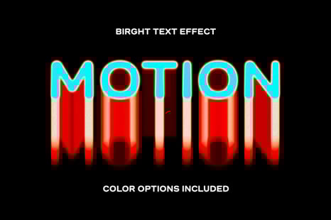 Motion Blur Text Effect - Text effect photoshop