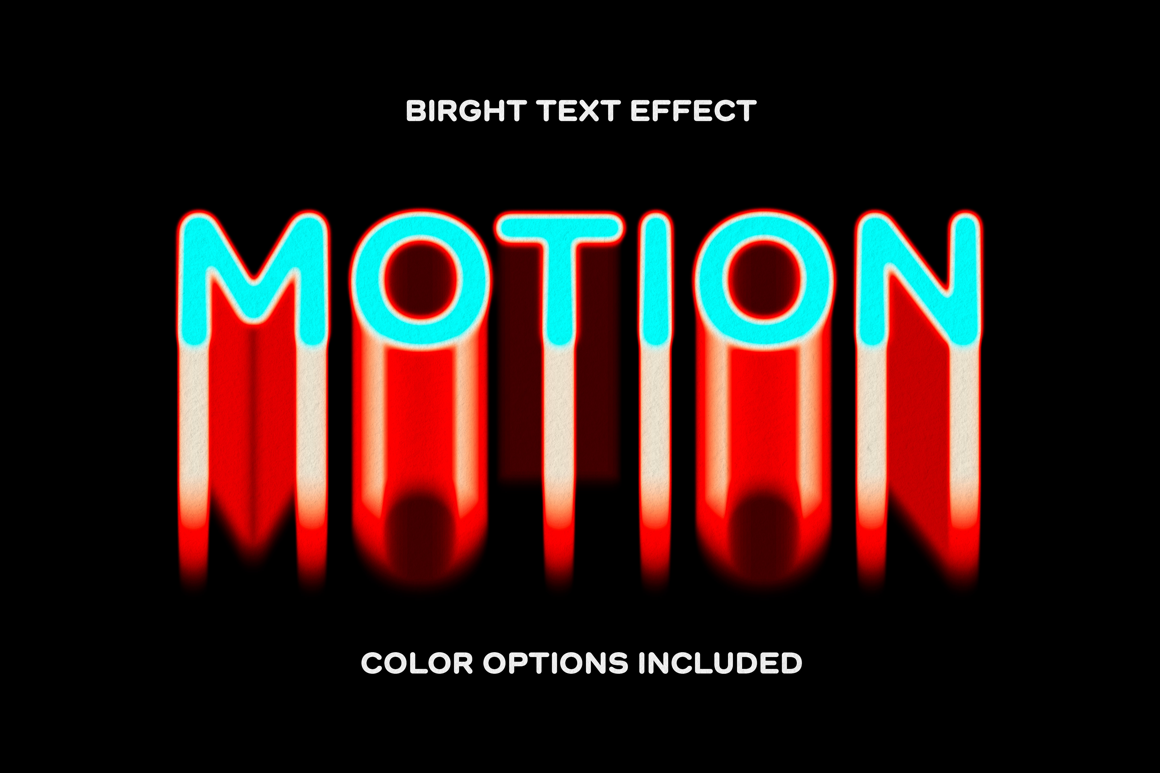 Motion Blur Text Effect