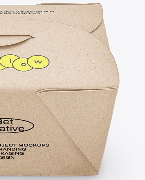 Kraft Paper Box Mockup