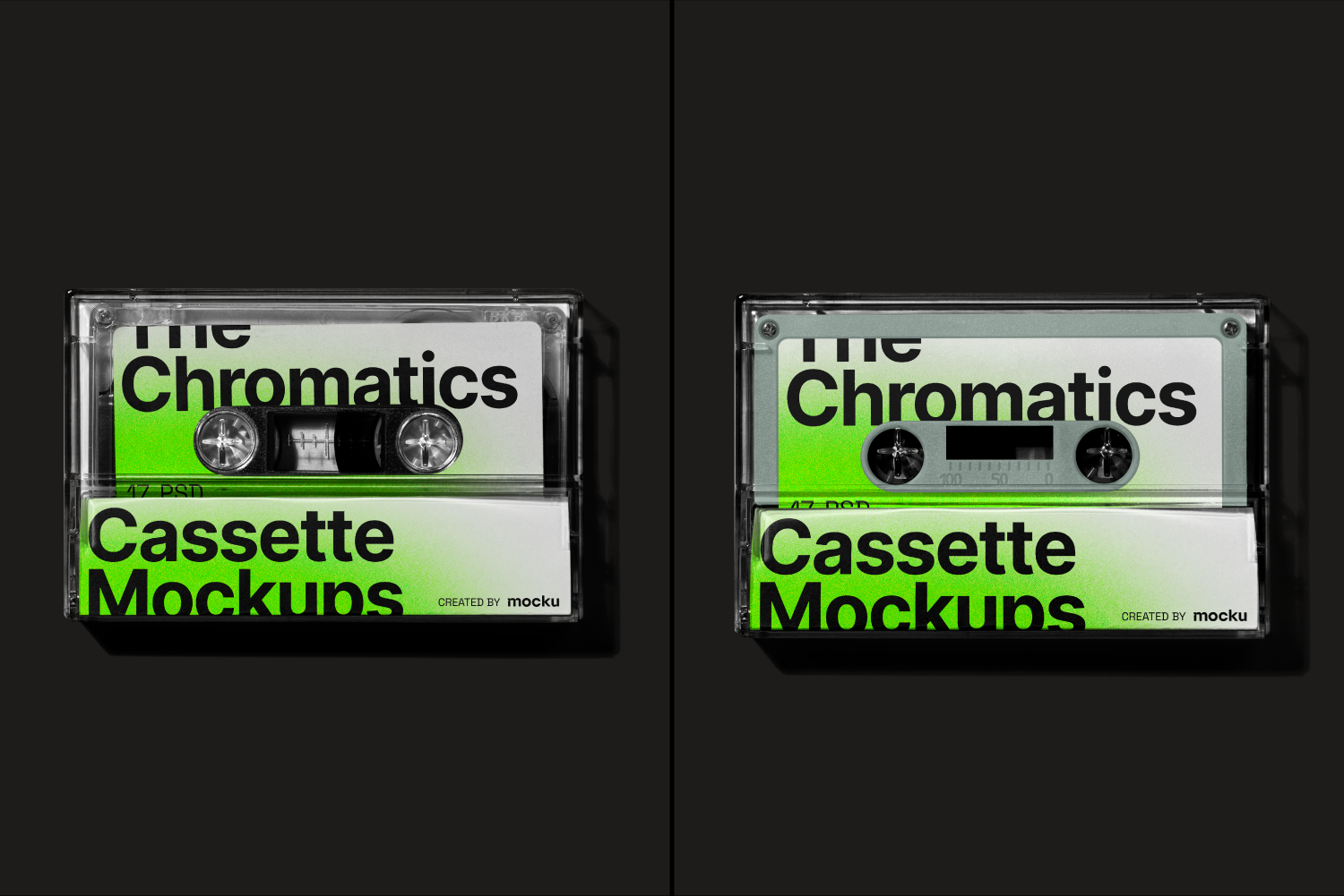 Cassete Mockup Set