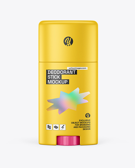 Matte Deodorant Stick Mockup