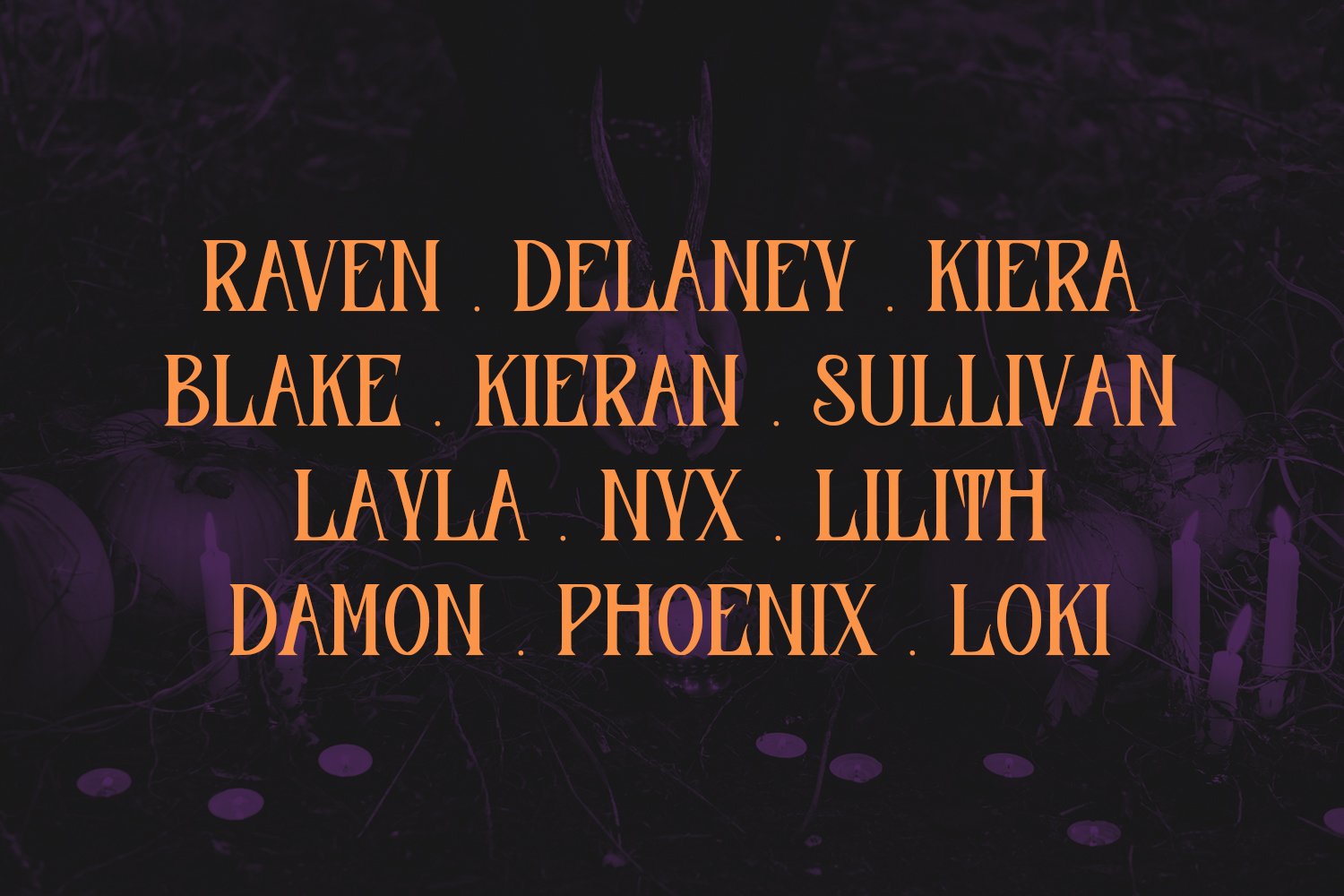 Ochlaz Mystical Serif Display Typeface