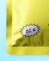 Glossy Metallic Sachet Mockup