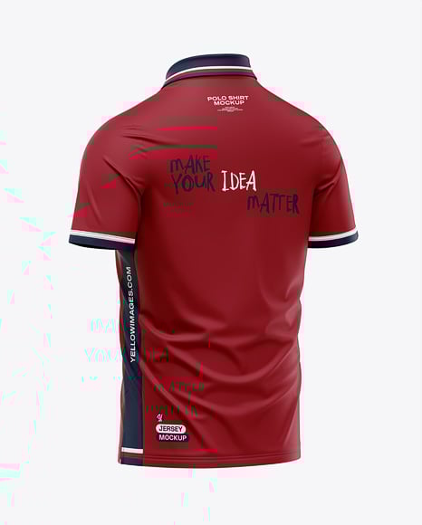 Men's Polo Shirt Mockup