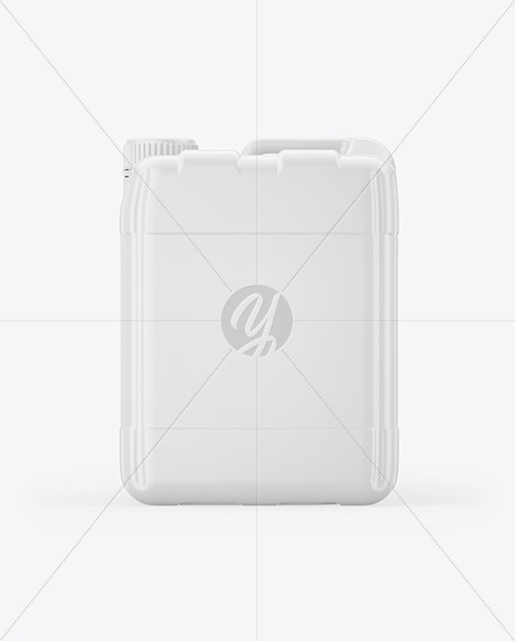 Plastic 5L Jerrycan Mockup