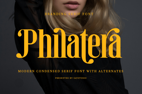 Philatera - Modern Condensed Font - Condensed font