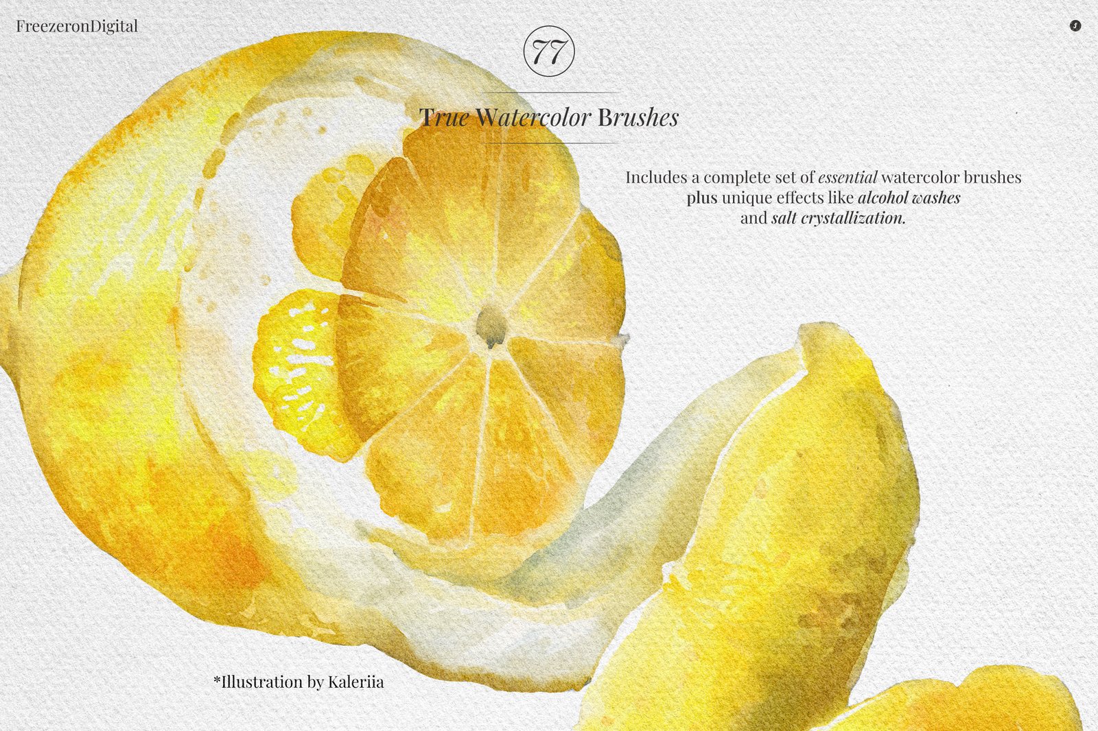True Watercolor Procreate Brushes